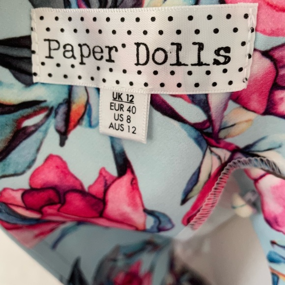 Paper Dolls Scuba Floral Pencil Dress - Picture 4 of 4